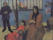 Paul Gauguin The Sudio of Schuffenecker or The Schuffenecker Family (mk07) oil on canvas